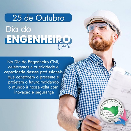 No dia do Engenheiro Civil (25/10), celebramos a criatividade e capacidade desses profissionais que constroem o presente e projetam o futuro...