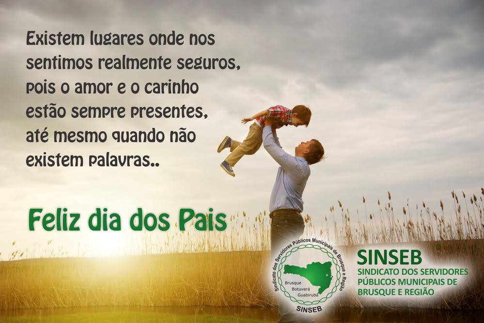 Sindicato deseja um feliz dia dos pais a todos!