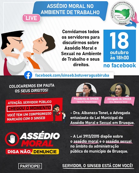 Live - Assédio Moral no Ambiente de Trabalho