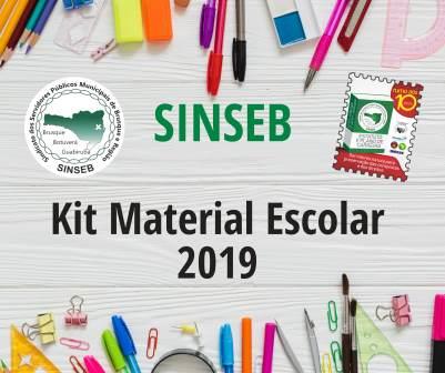 SINSEB inicia a entrega dos kits de material escolar