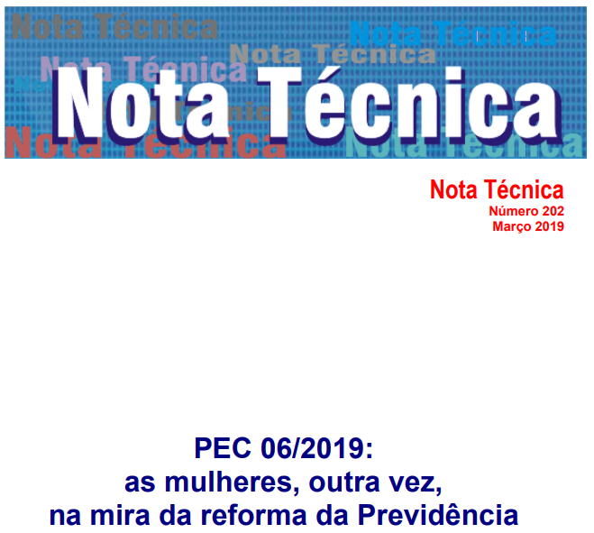 Nota Técnica DIEESE