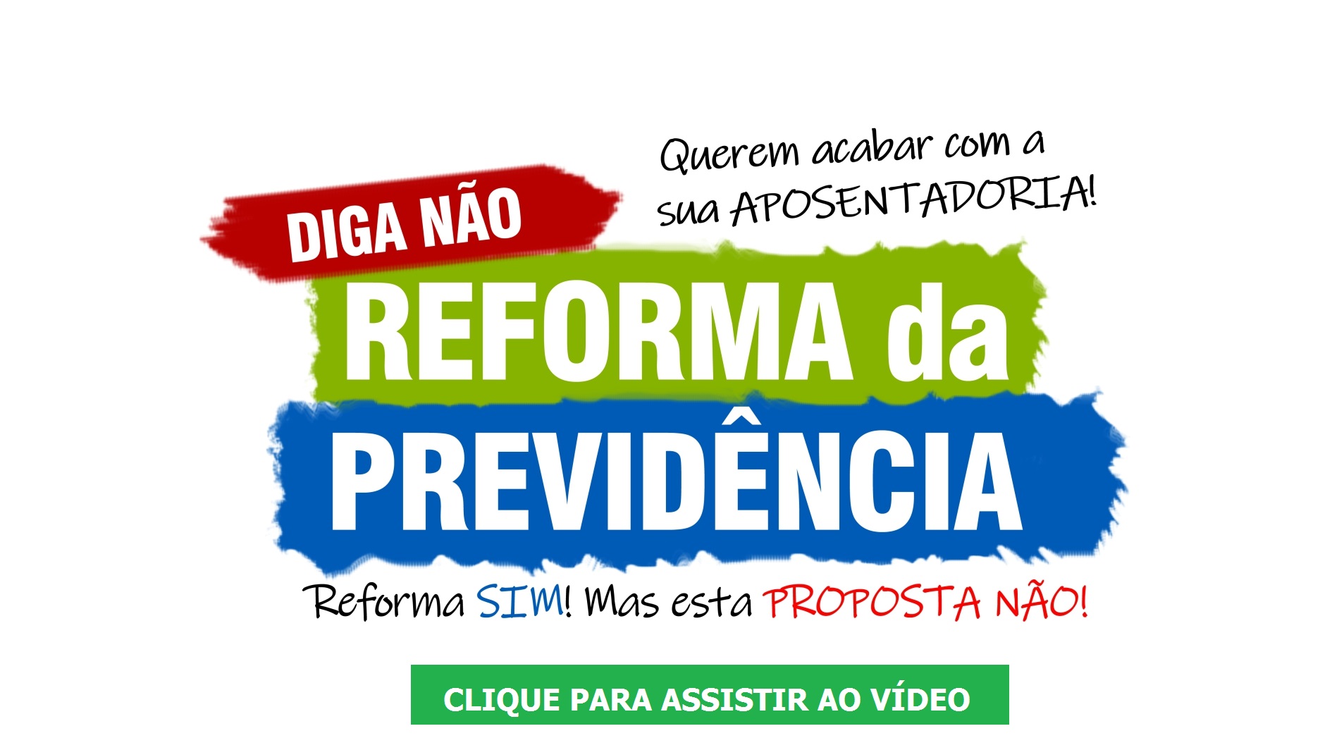 SINDICATO DEFLAGRA HOJE CAMPANHA CONTRA A REFORMA DA PREVIDÊNCIA - PEC 06/2019