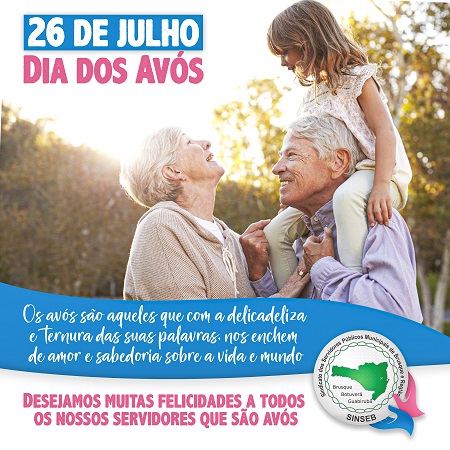 26 de Julho - Dia dos Avós  Os avós são aqueles que com a delicadeliza e ternura das suas palavras, nos enchem de amor e sabedoria sobre a vida...